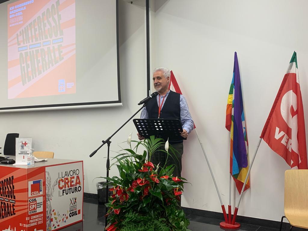 Adriano Filice - Segretario generale dello Spi Cgil Verona