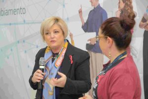 La ministra del Lavoro Marina Calderone a Job&Orienta 2023