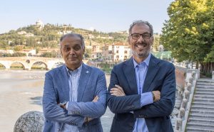 Romano Turri e Nicola Turri del Collegio dei Geometri di Verona.