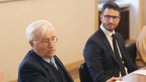 Alessandro Mazzucco con il direttore Filippo Manfredi.