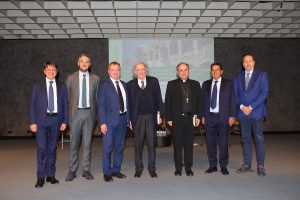 Da sinistra, Piva, Vantini, Arena, Andreoli, Pompili, Riello e Bricolo.