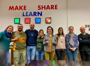 I team dei due FabLab a Monaco di Baviera.