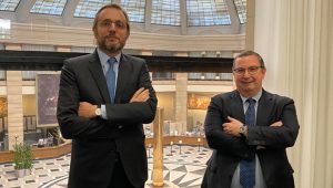 Il presidente Massimo Tononi e l'AD Giuseppe Castagna