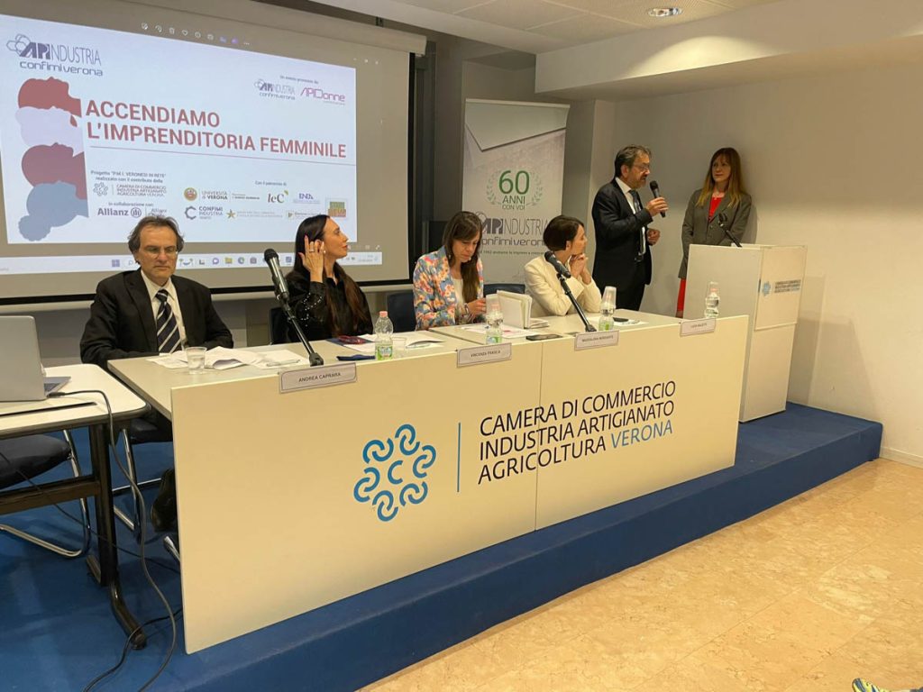 Convegno imprenditoria femminile Apindustria Verona