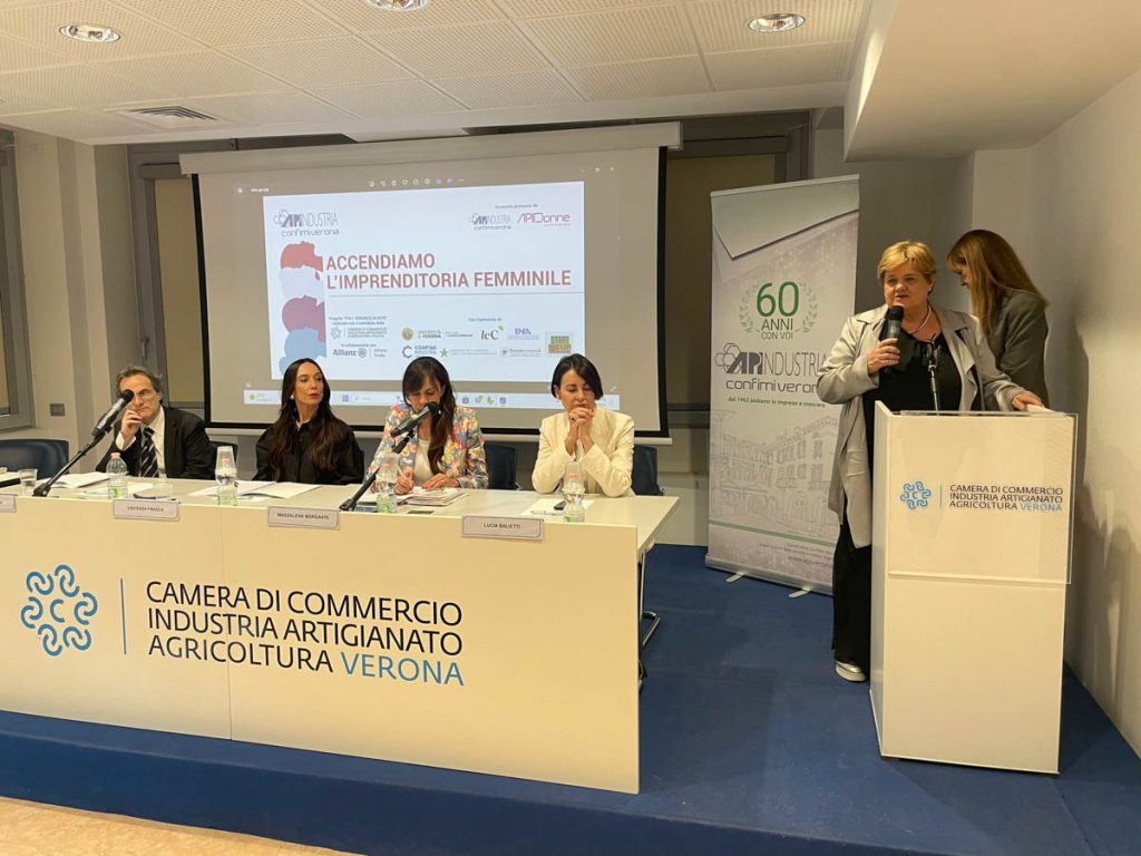 Convegno imprenditoria femminile Apindustria Verona