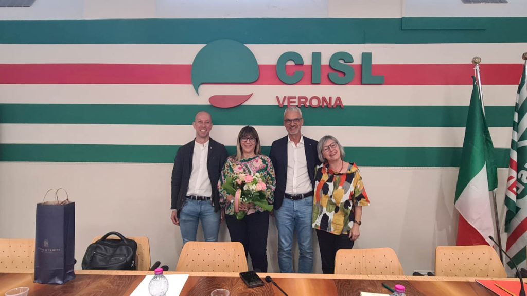 Cisl Verona - elezione Fabrizio Creston