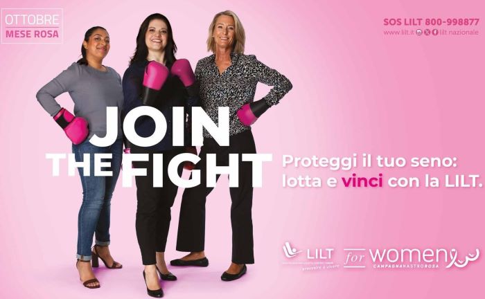 Lilt for Women", campagna prevenzione tumore al seno "Nastro Rosa 2024"