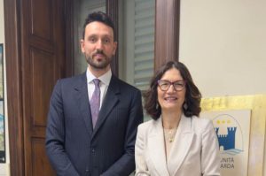 Mattia Boschelli e Maria Stella Gelmini