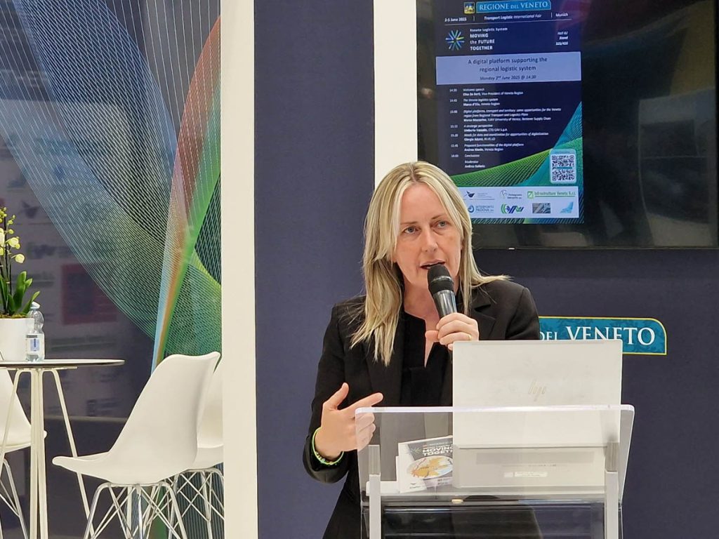 Elisa De Berti a Monaco al salone internazionale Transport Logistics