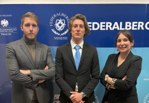 Da sx: Giovanni Maregotto, Francesco Zeitler e Letizia Boscariol