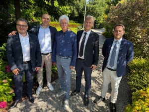 Nuovo CdA ForGreen - Da SX Quatraro, Nicolis, Broggian, Zanini e Tessari