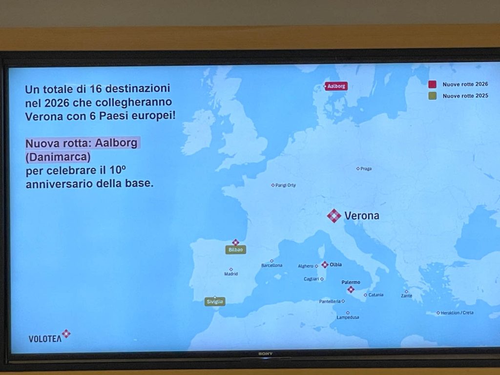 Destinazioni Volotea in Europa
