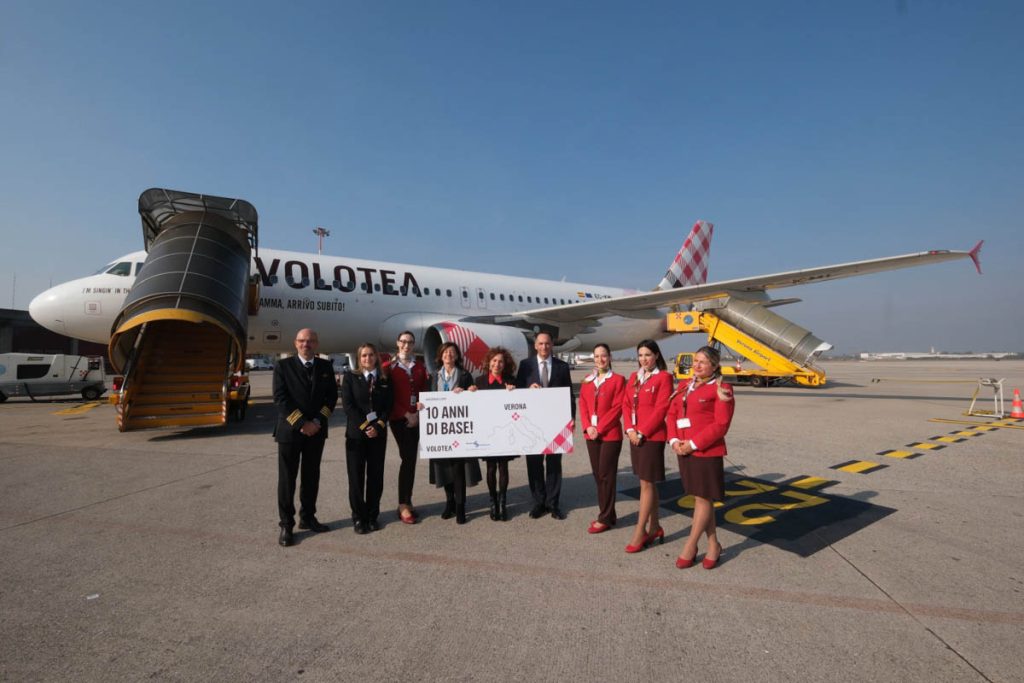 Volotea - 10 anni a Verona