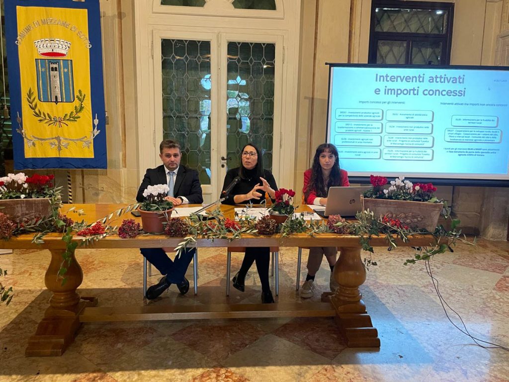 GAL Baldo-Lessinia, presentazione bilancio a Mezzane di Sotto. Ermanno Anselmi, Elisabetta Brisighella, Sofia Boscaini
