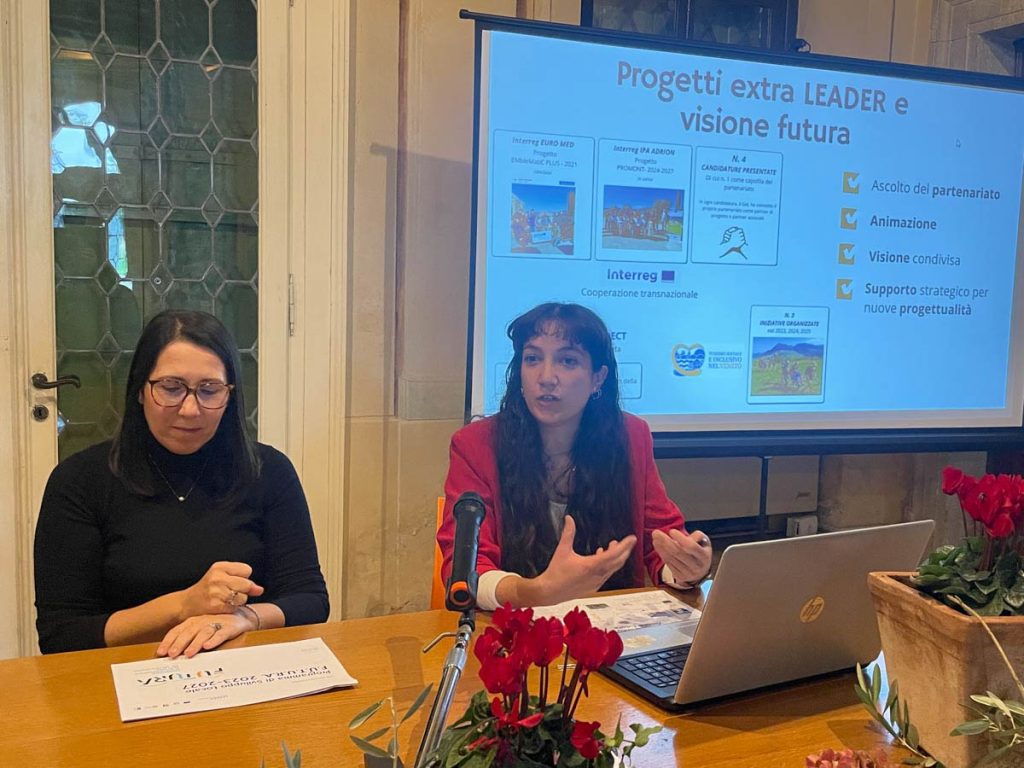 GAL Baldo-Lessinia, presentazione bilancio a Mezzane di Sotto. Elisabetta Brisighella, Sofia Boscaini