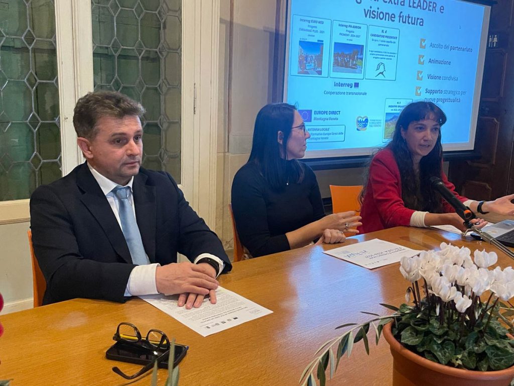 GAL Baldo-Lessinia, presentazione bilancio a Mezzane di Sotto. Ermanno Anselmi, Elisabetta Brisighella, Sofia Boscaini